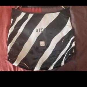 Dooney and Burke Black and White bag